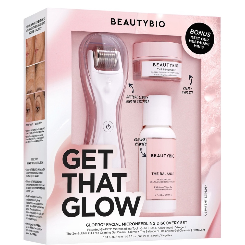 Facial Microneedling Discovery Set - White